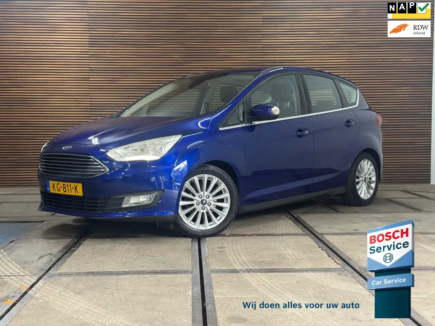Ford C-Max 1.0 EcoBoost Titanium | Cruise Control | 1e eigena Bleu - 1