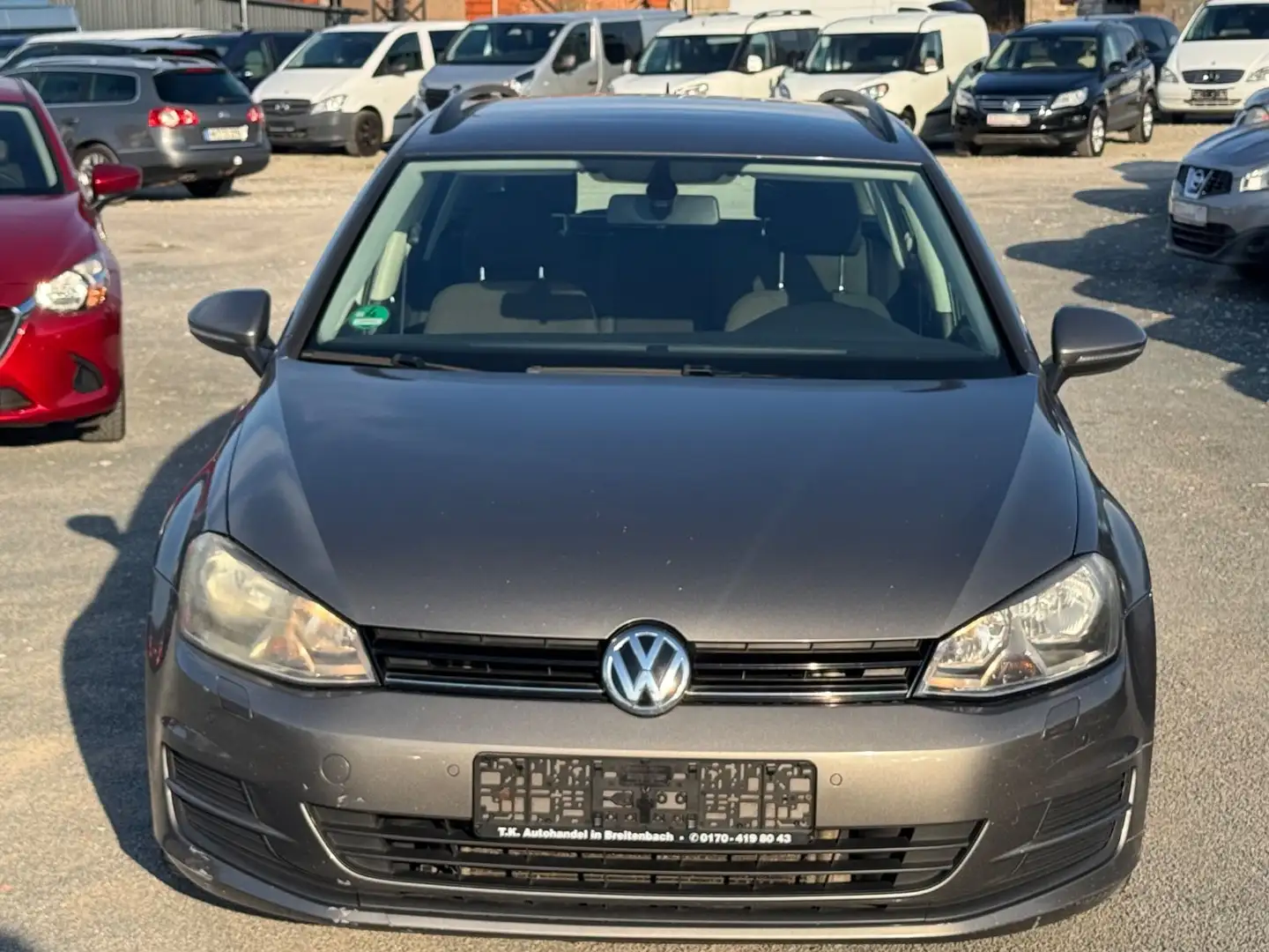 Volkswagen Golf VII Variant Comfortline BMT/SHZ/NAVI/EURO 5 Gris - 2