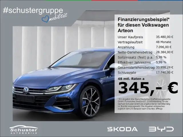 Volkswagen Arteon SB R*360°Kam Harm/Kar Panodach AHK Leder