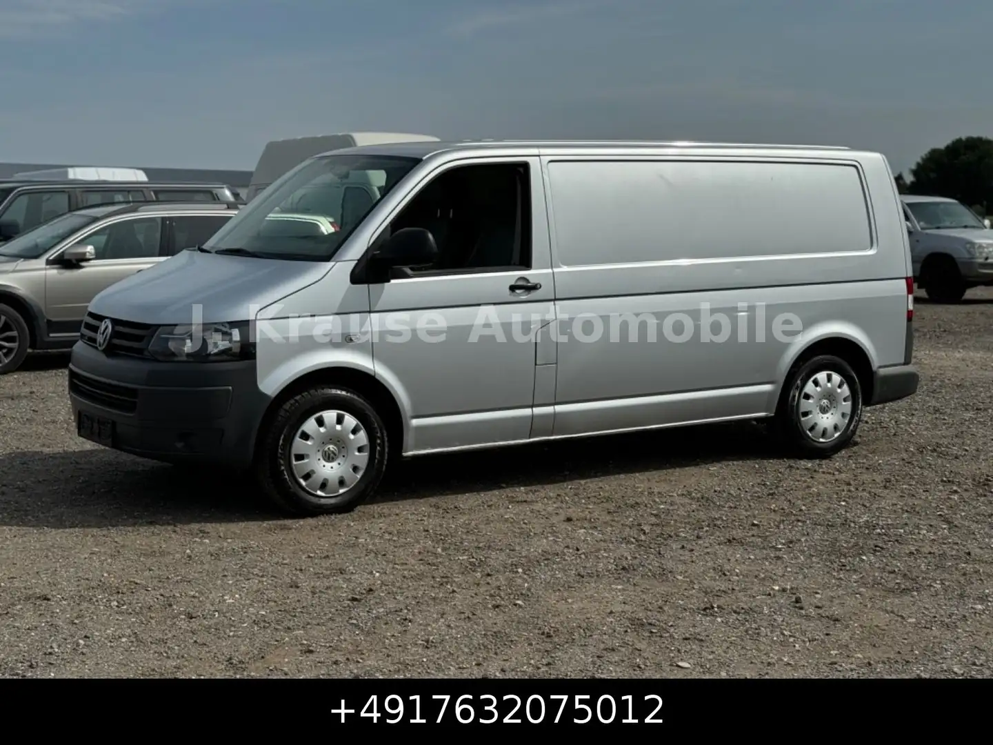 Volkswagen T5 Transporter Kasten lang 2.0 TDI Stdhzg Temp. Silber - 2