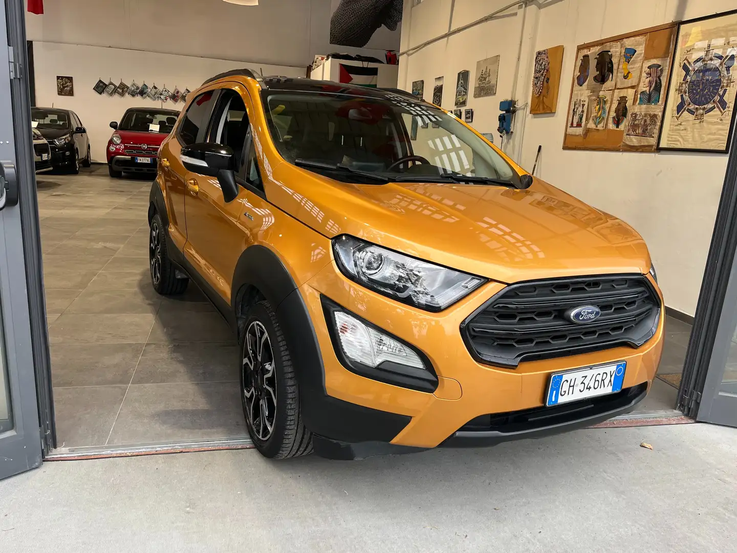 Ford EcoSport EcoSport 2018 1.0 ecoboost Active s Orange - 2