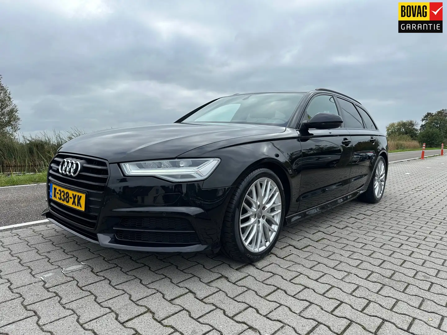 Audi A6 Avant 2.0 TFSI quattro S line Edition, Carplay, Tr Zwart - 1