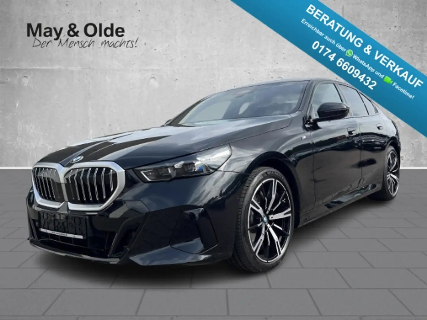BMW 520 I Sportpaket AHK-klappbar AHK Navi Digitales Cockp Schwarz - 1