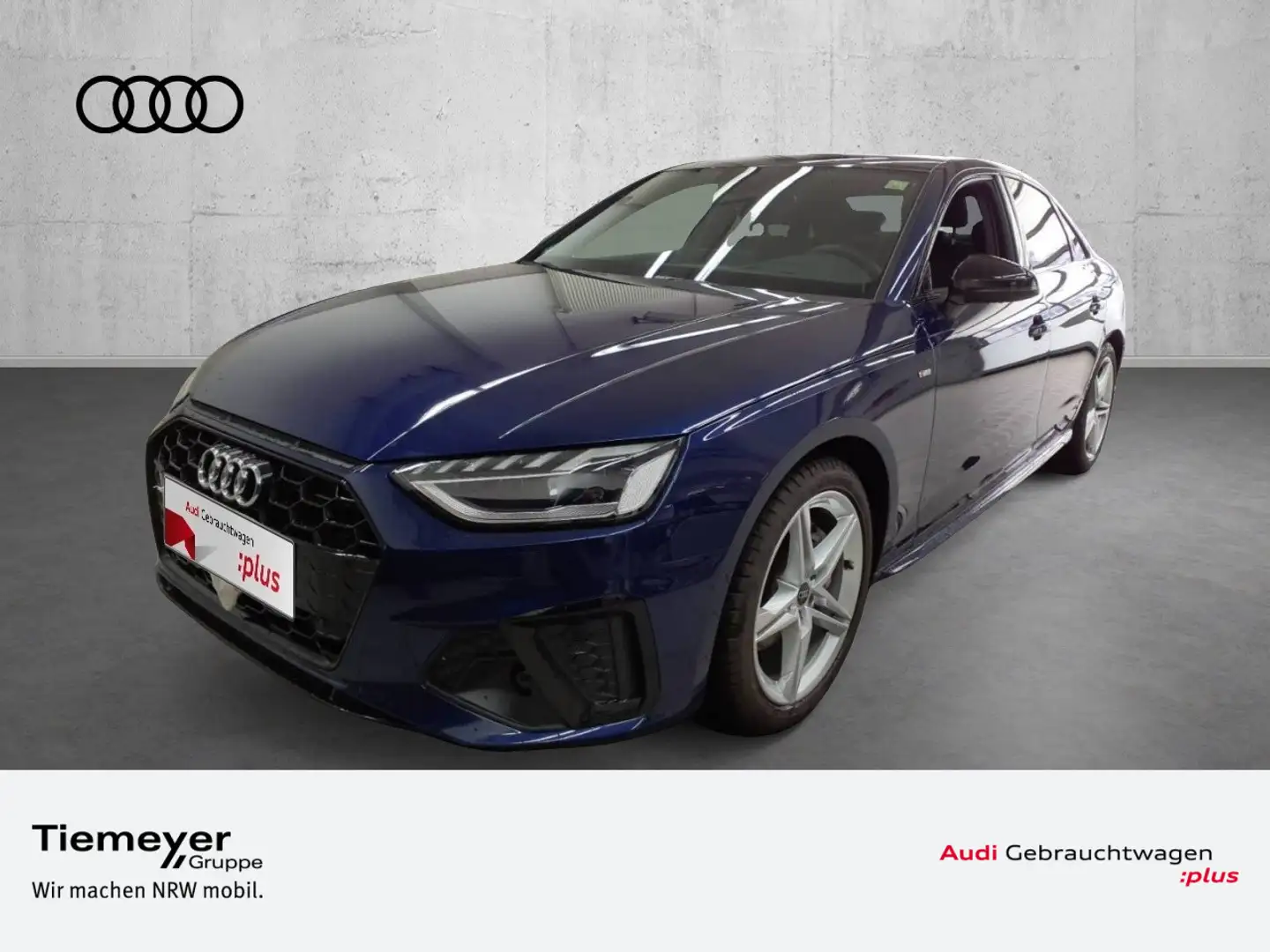Audi A4 40 TFSI S LINE MATRIX KAMERA HuD SI Bleu - 1