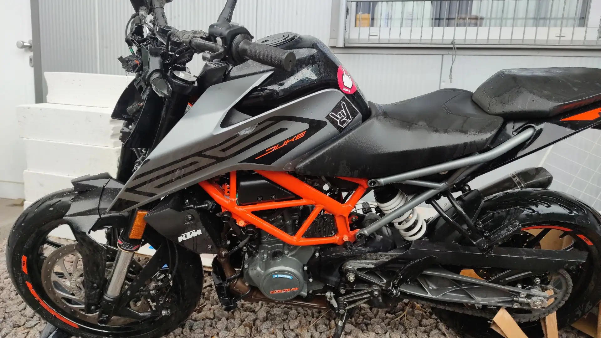 KTM 125 Duke akrapovic Negru - 1