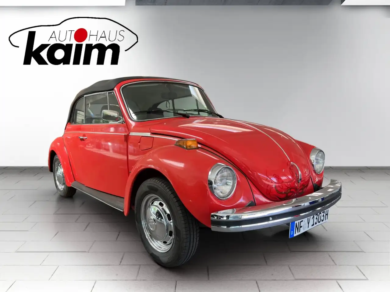 Volkswagen Käfer 1303 Cabrio+H-Kennzeichen+Chrom-Felgen, foto 7