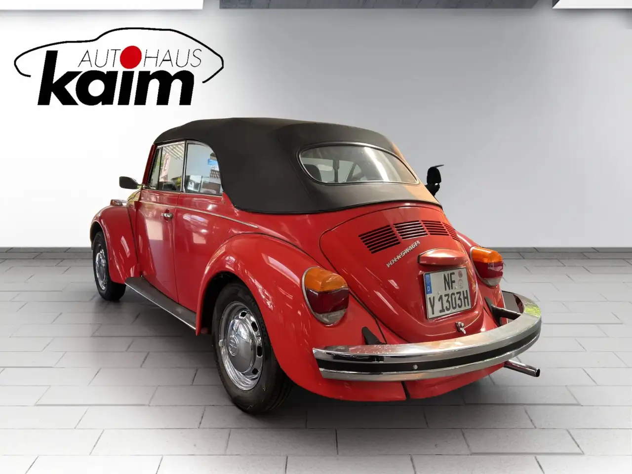 Volkswagen Käfer 1303 Cabrio+H-Kennzeichen+Chrom-Felgen, foto 3