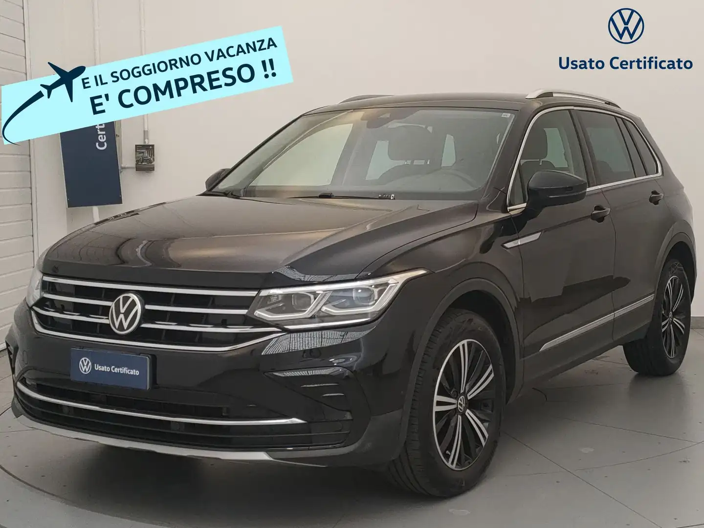 Volkswagen Tiguan Tiguan 2.0 TDI 150 CV SCR DSG 4MOTION Elegance Schwarz - 1