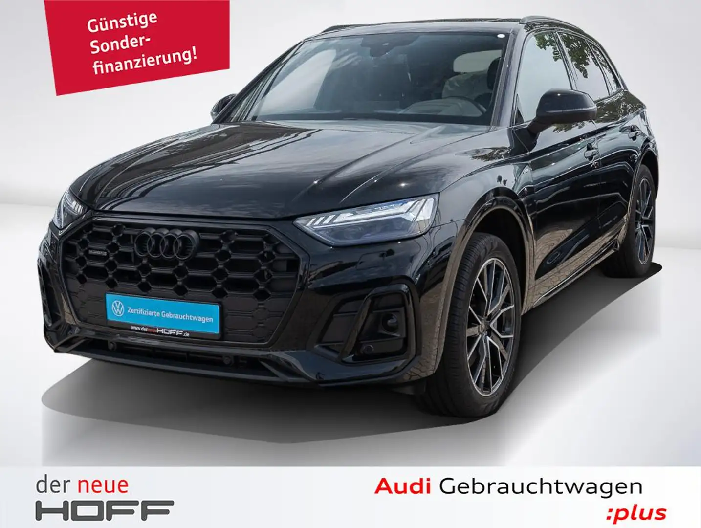 Audi Q5 50 TFSI e quattro S-Line Matrix LED Pano Navi HUD Zwart - 1
