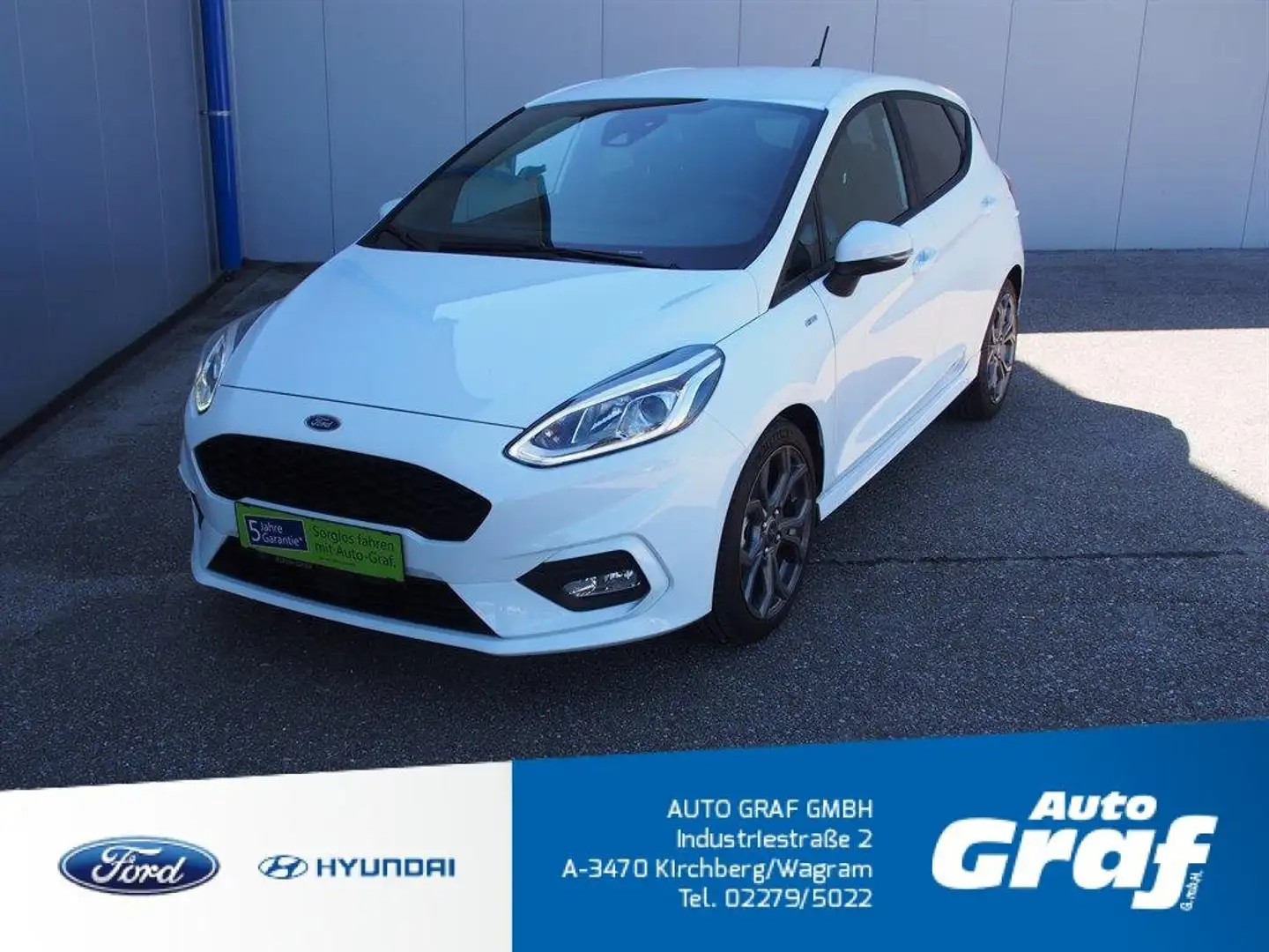 Ford Fiesta ST-Line 1,0 EcoBoost Start/Stop Bianco - 1