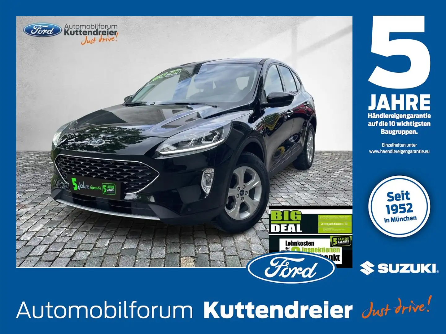 Ford Kuga Cool & Connect Navi 2xPDC SHZ AHK abnehmbar Noir - 1