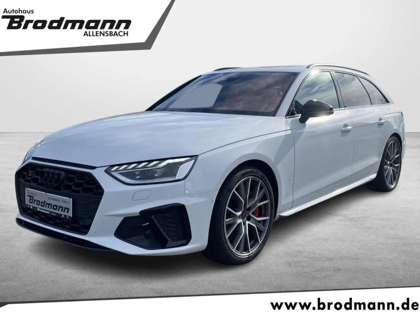 Audi S4 Avant TDI quattro AHK-Pano-360Kamera-Matrix-ACC Weiß - 1