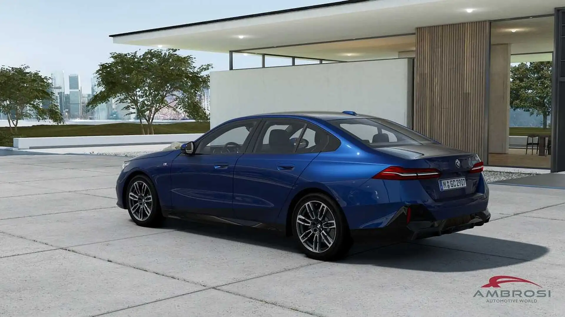 BMW 520 Berlina 520d 48V Blu/Azzurro - 2