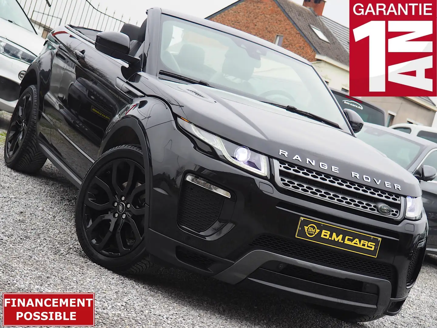 Land Rover Range Rover Evoque CABRIOLET 2.0 TD4 4WD ✅DYNAMIC✅CUIR-GPS-FULLLL Schwarz - 1