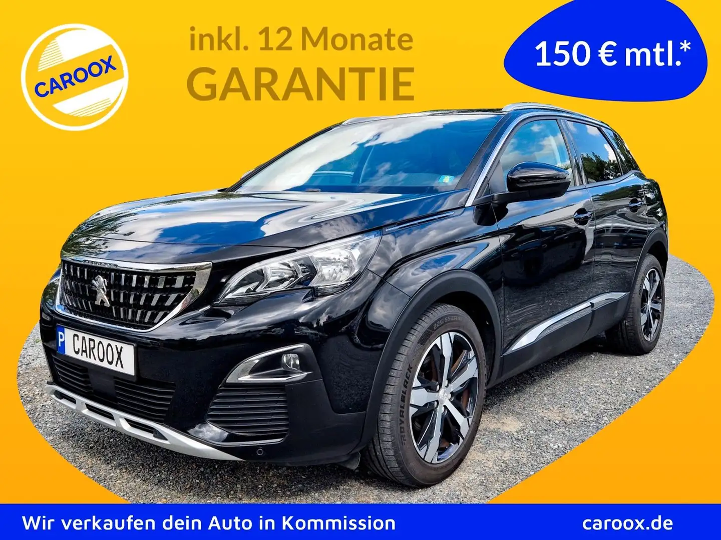 Peugeot 3008 1.2 PureTech Allure PANO NAVI Noir - 1