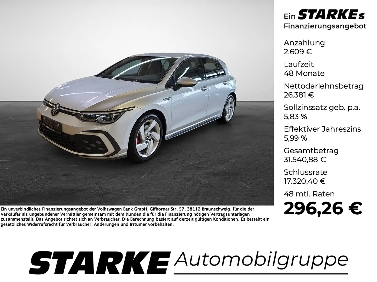 Volkswagen Golf GTD 8 2.0 TDI DSG Argent - 1