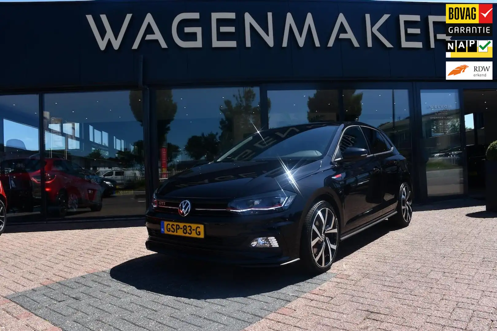 Volkswagen Polo GTI 2.0 TSI AUT|Nav|Acc|Carplay|DealerOH Zwart - 1