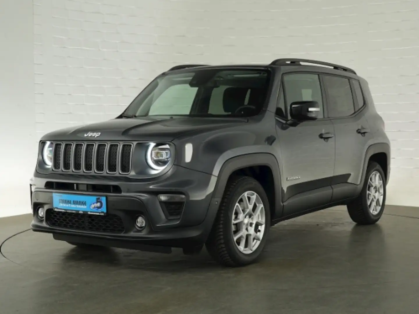 Jeep Renegade LIMITED MHEV DCT+NAVI+RÜCKFAHRKAMERA+PANORAMASCHIE Grau - 2