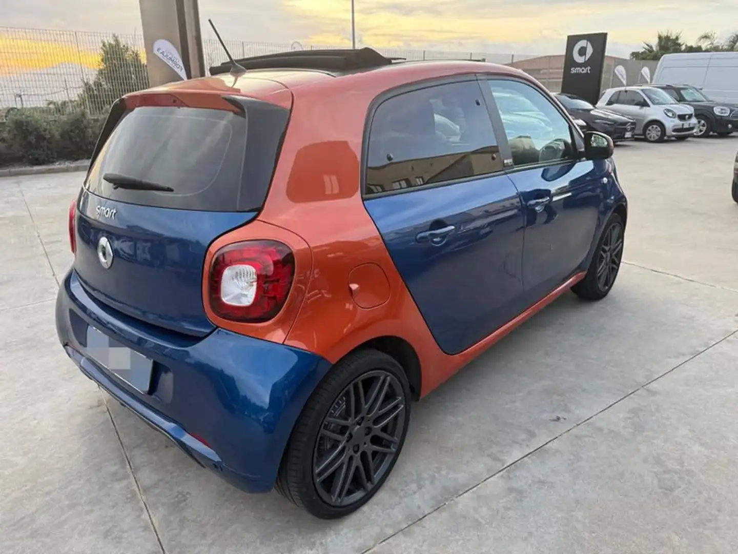 smart forFour 90 0.9 Turbo twinamic Brabus Style Blu/Azzurro - 2