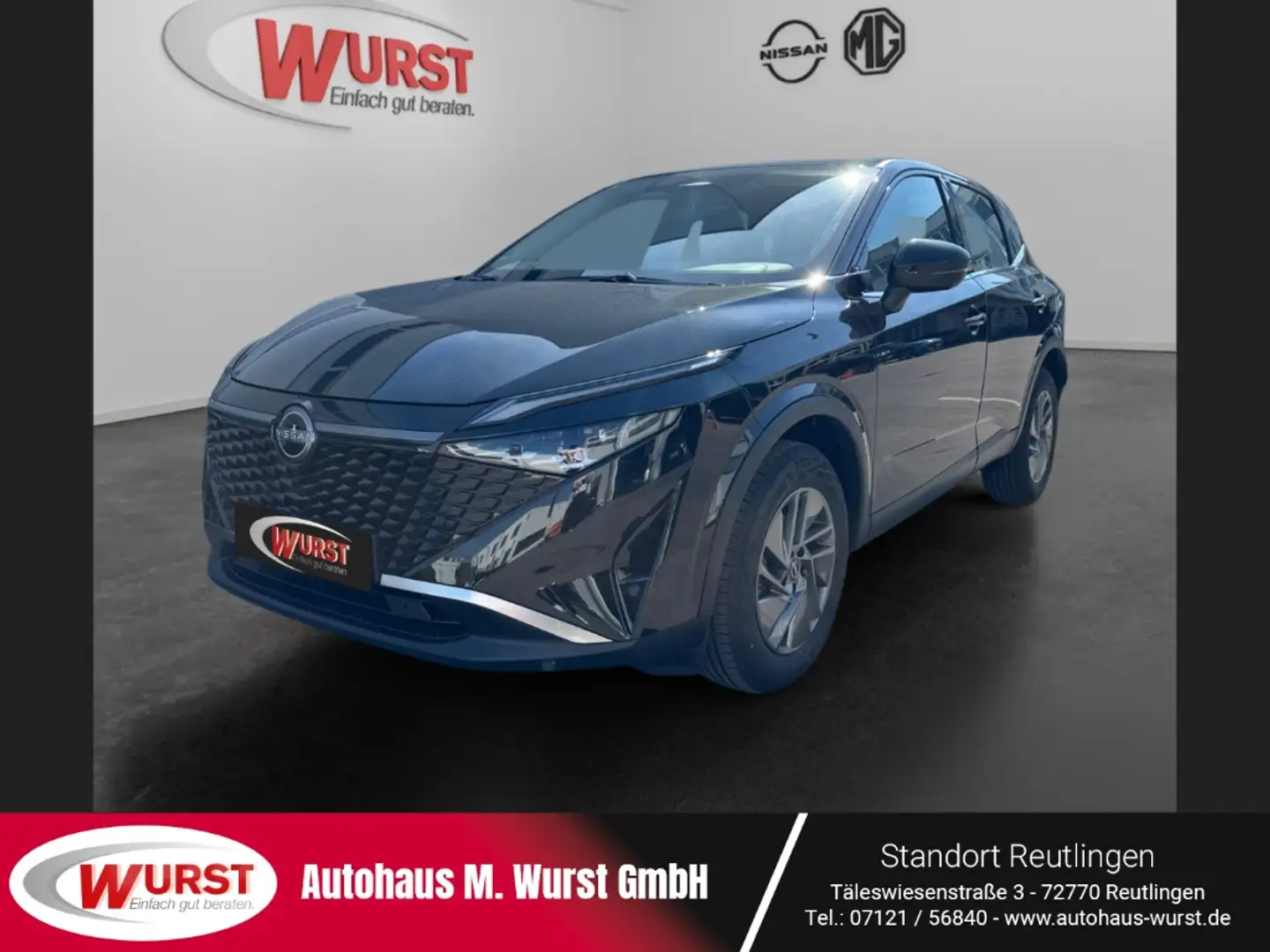 Nissan Qashqai Acenta Winter-Paket Rückfahrkamera Carplay 1.3 DIG Schwarz - 1