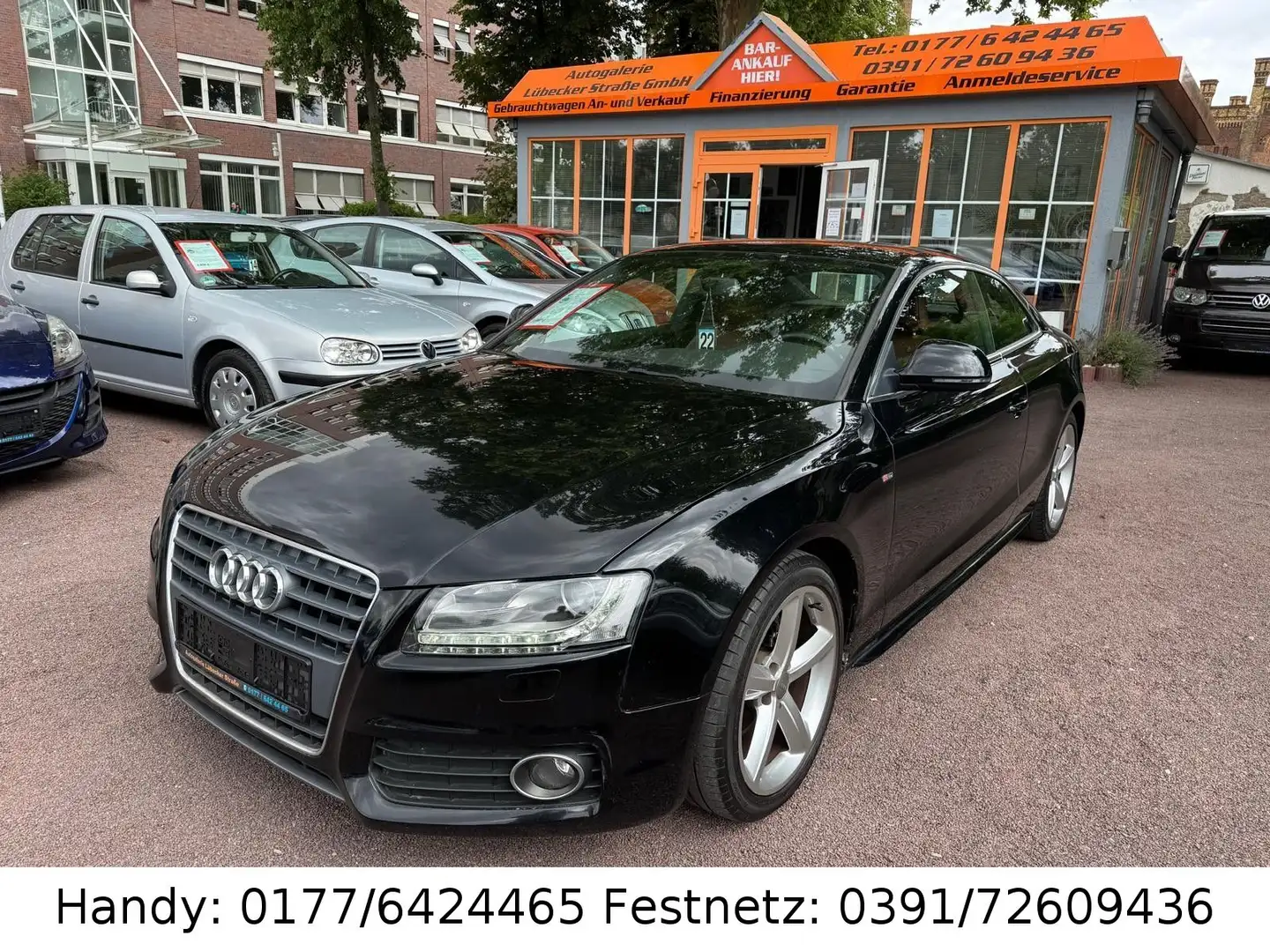 Audi A5 1.8 TFSI 2.HAND/S-LINE/XENON/LEDER-BRAUN/SHZ Чёрный - 1