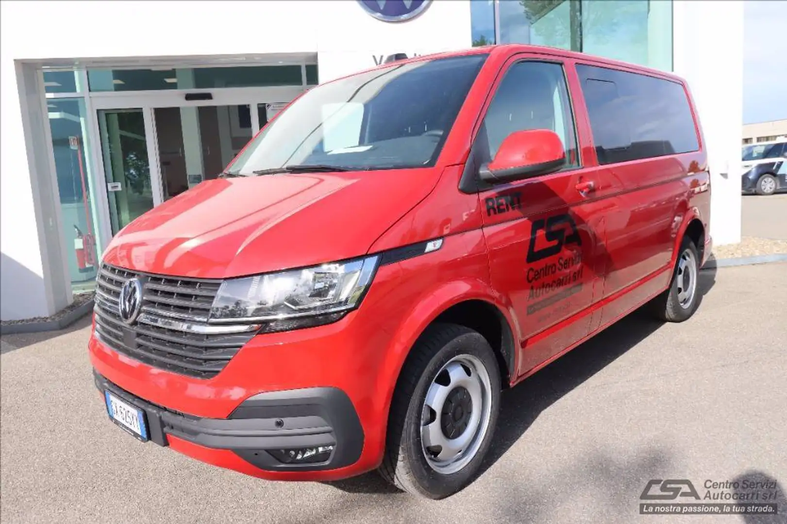 Volkswagen Transporter T6.1 30 2.0 tdi 150cv Business p.c. dsg7 Rosso - 1