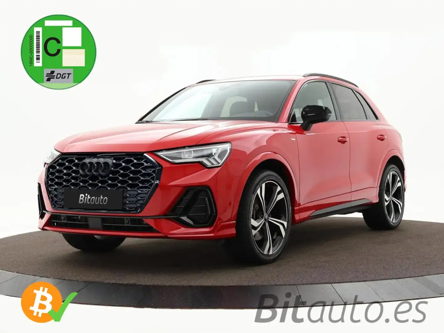 Audi Q3 35 TDI Black line S tronic 110kW Rojo - 1