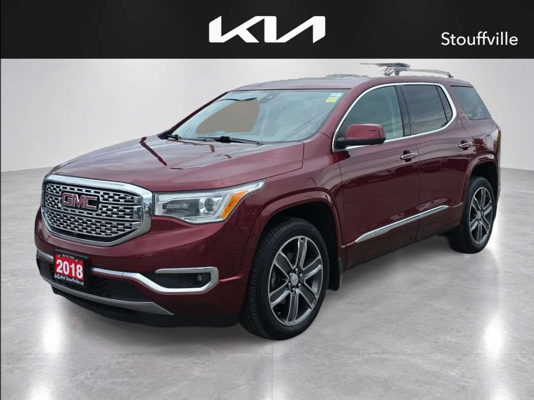 Red 2018 GMC Acadia SUV / Crossover Four-Wheel Drive Automatic