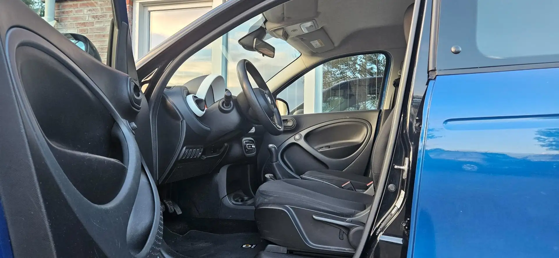 smart forFour 1.0 Pure Airco! Cruise Control! NAP! Leuke/Nette A Blauw - 2