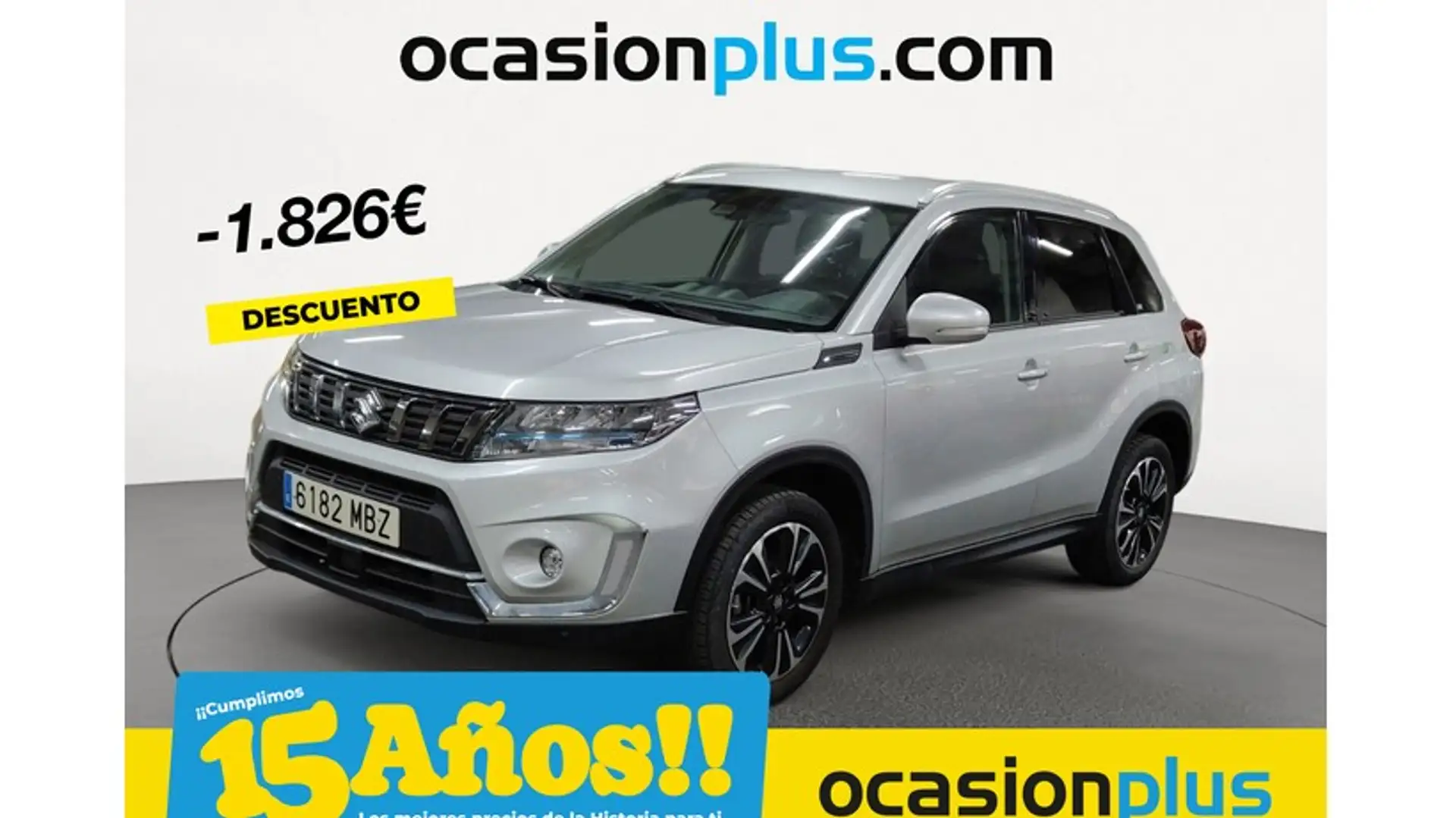 Suzuki Vitara 1.5L GLX Strong Hybrid 4WD Argent - 1