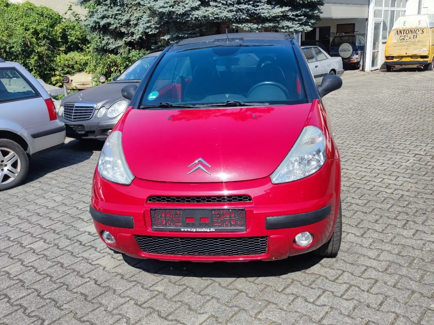 Citroen C3 1.4 Style Pluriel TÜV neu mit AHK Rot - 2