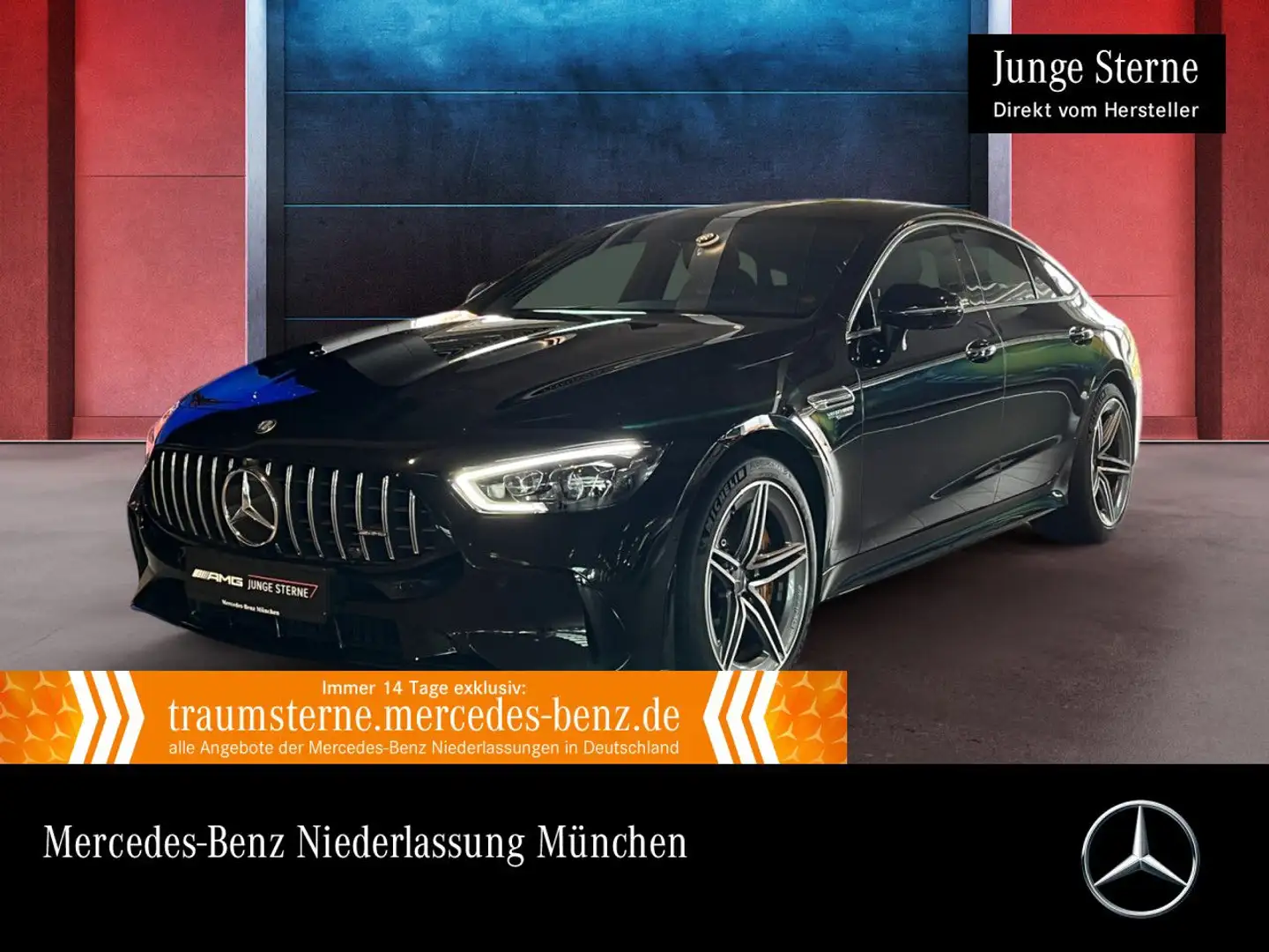 Mercedes-Benz AMG GT 63 S E Cp. Keramik AeroPak Perf-Abgas 360° Schwarz - 1