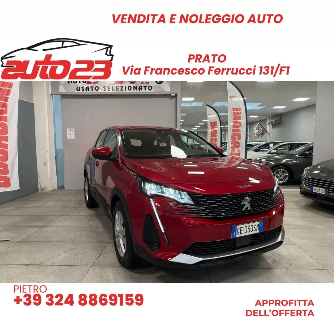 Peugeot 3008 1.5 bluehdi Allure s&s 130cv eat8 Rosso - 1
