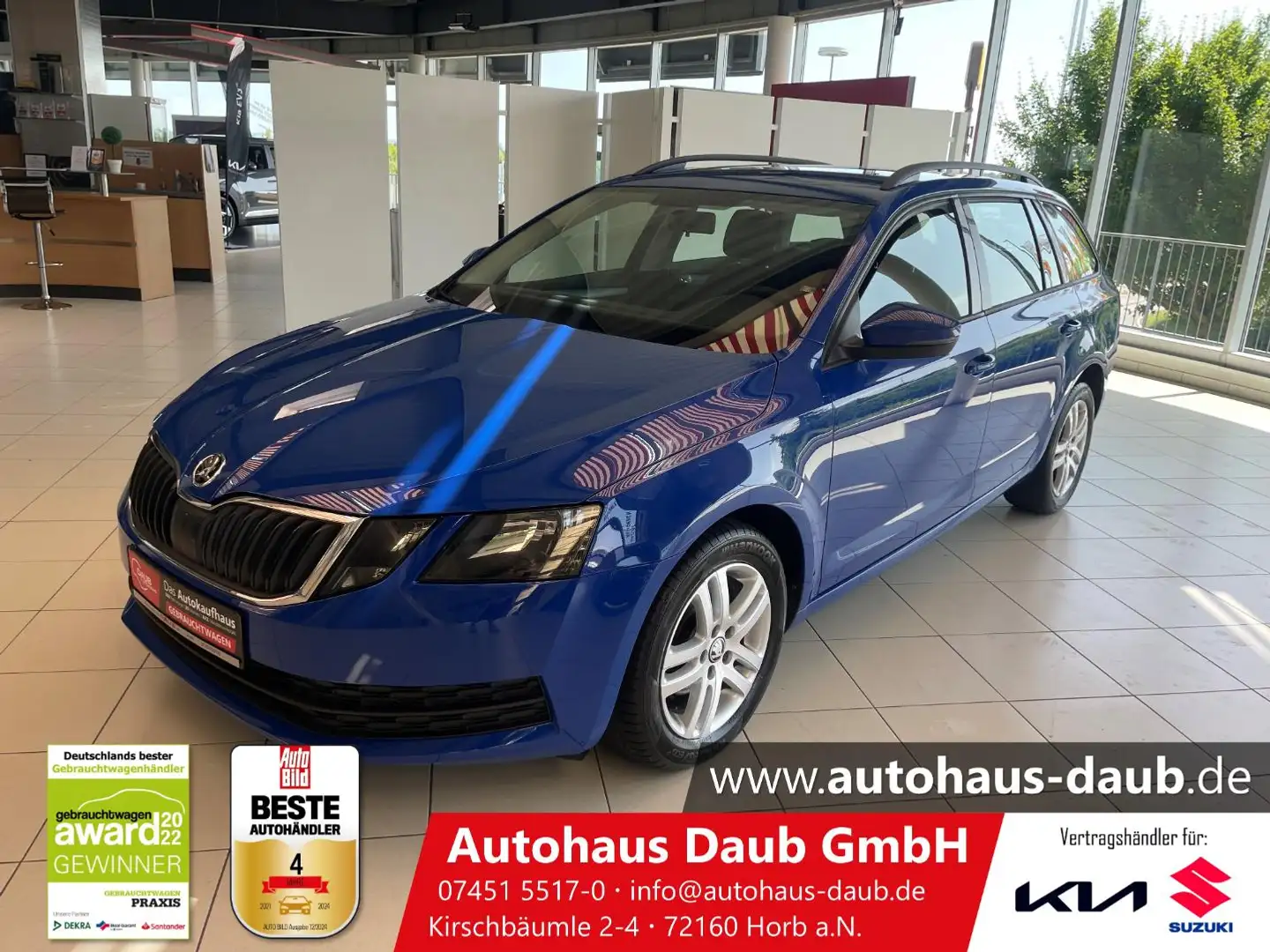 Skoda Octavia 1.6 TDI Active Klima Alu Touchscreen BC Niebieski - 2