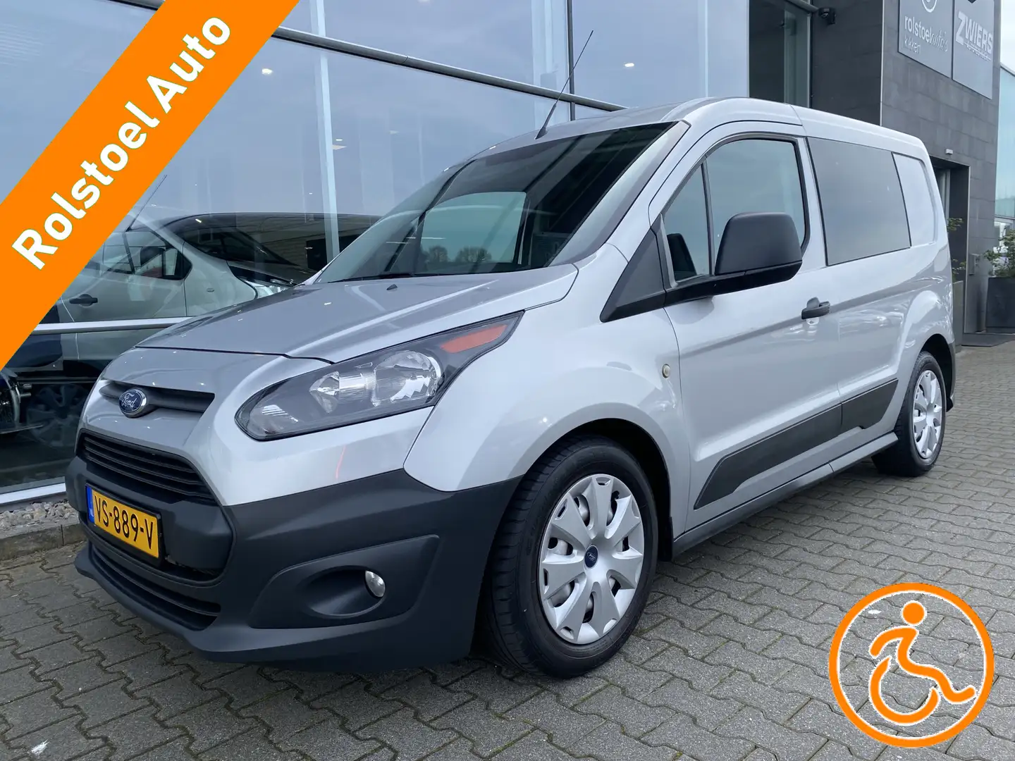 Ford Transit Connect Rolstoelauto / Scootmobielauto 1.5 TDCI L1 Ambient Zilver - 1