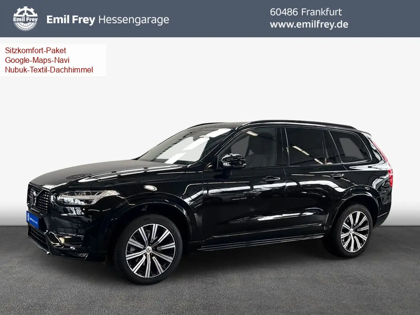 Volvo XC90 XC90 B5 AWD 7S Ultimate-Dark Aut Glasd 360° HeadUp Schwarz - 1