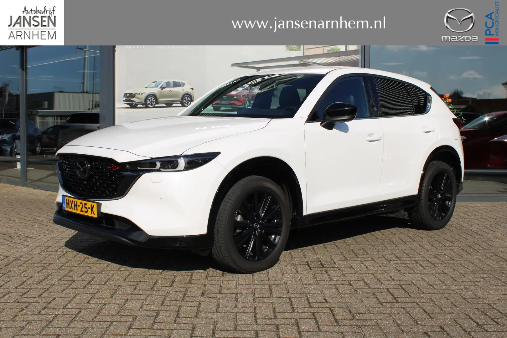 Mazda CX-5 2.5 SkyActiv-G 194 Homura , Automaat, Leder, 360 C Wit - 1