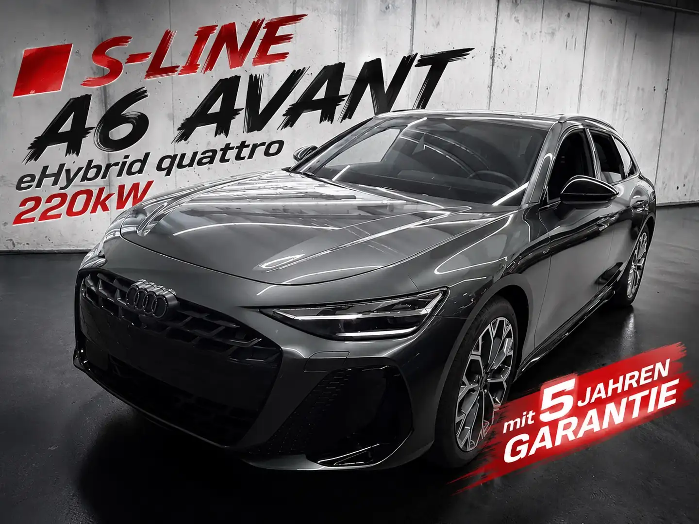 Audi A6 SLINE INT+EXT A6 eHybrid quattro 220kW AHK MATRIX Grau - 1