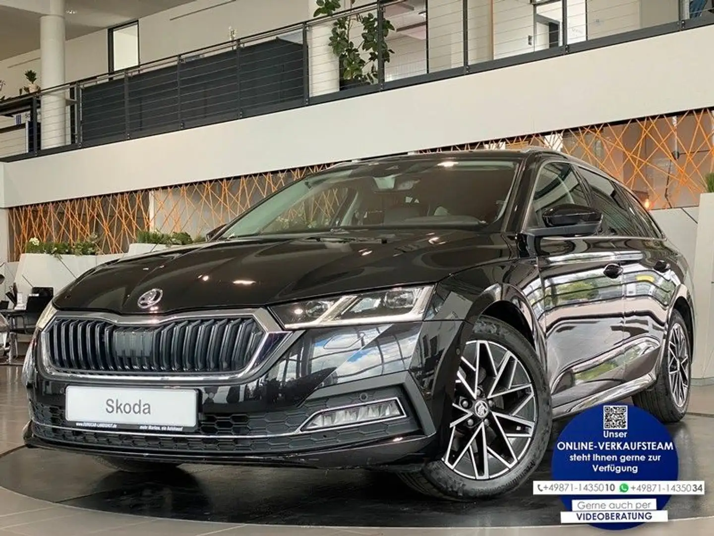 Skoda Octavia 2.0 TDI FirstEdit ViCo Matrix ACC AHK Noir - 1