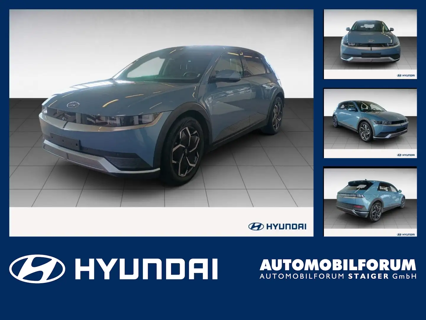 Hyundai IONIQ 5 77 Techniq Elektro FLA 4xSHZ SpurH LM Albastru - 1