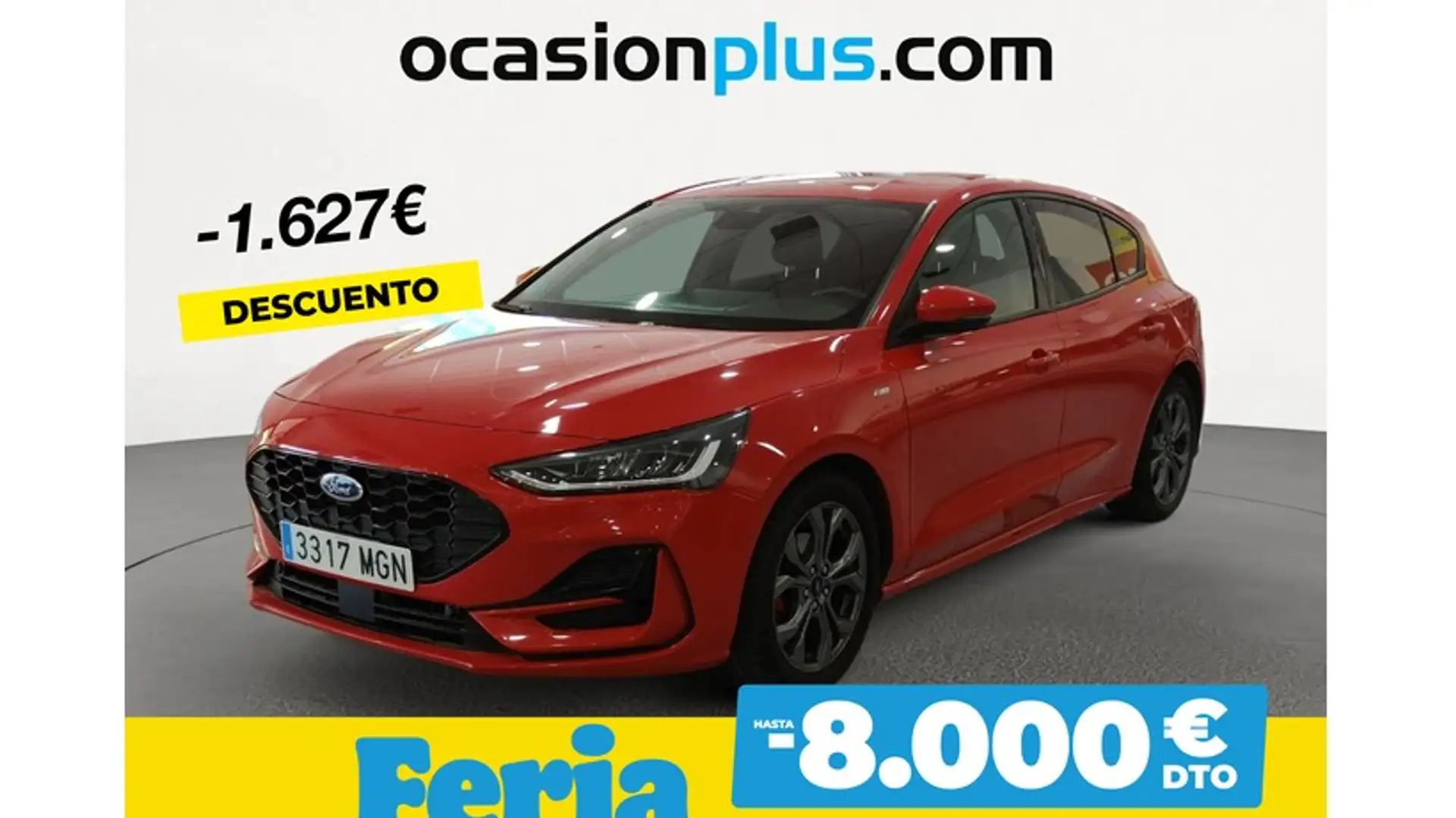 Ford Focus 1.0 Ecoboost MHEV ST-Line 125 Rouge - 1