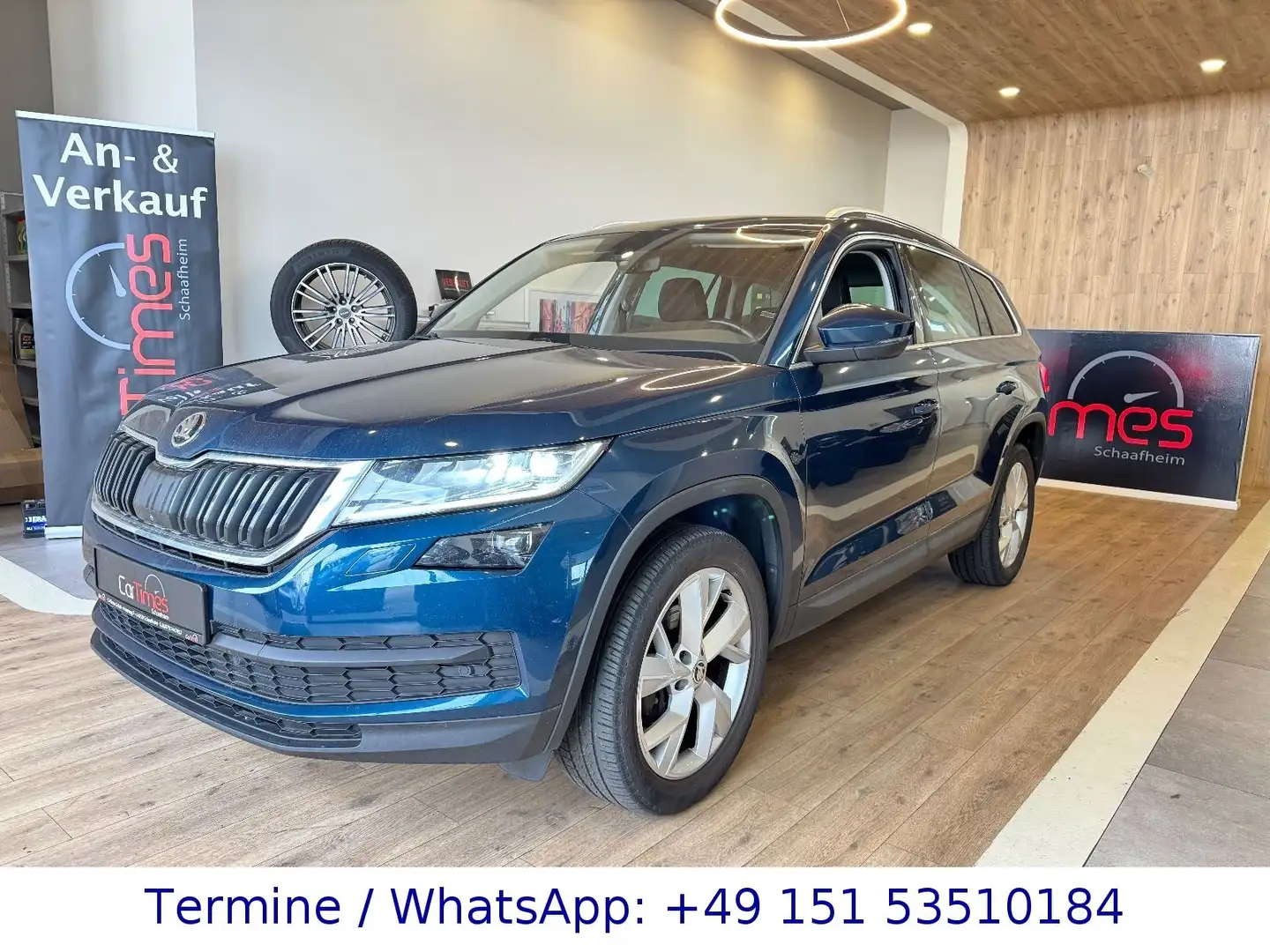 Skoda Kodiaq Style/7Si./AHK/RFK/1.Hand/MemorySit Bleu - 1