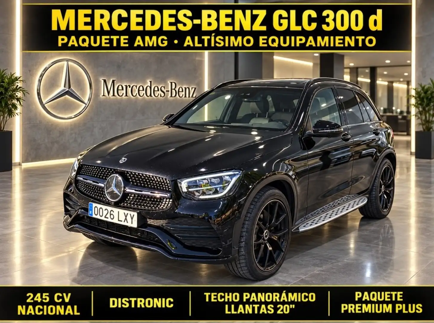 Mercedes-Benz GLC 300 300d 4Matic 9G-Tronic Negro - 1