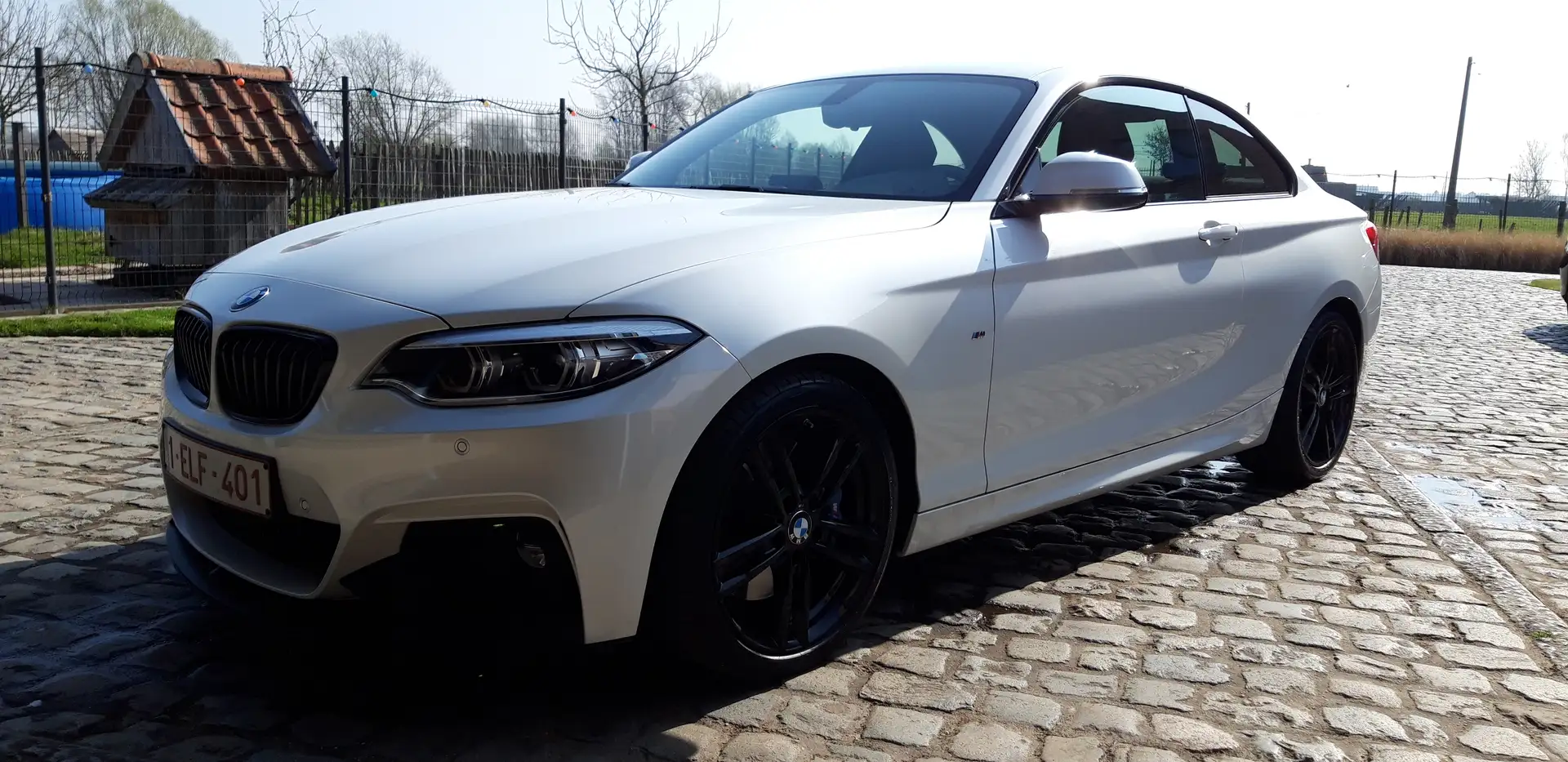 BMW 220 220i Coupe Aut. M Sport Blanc - 1