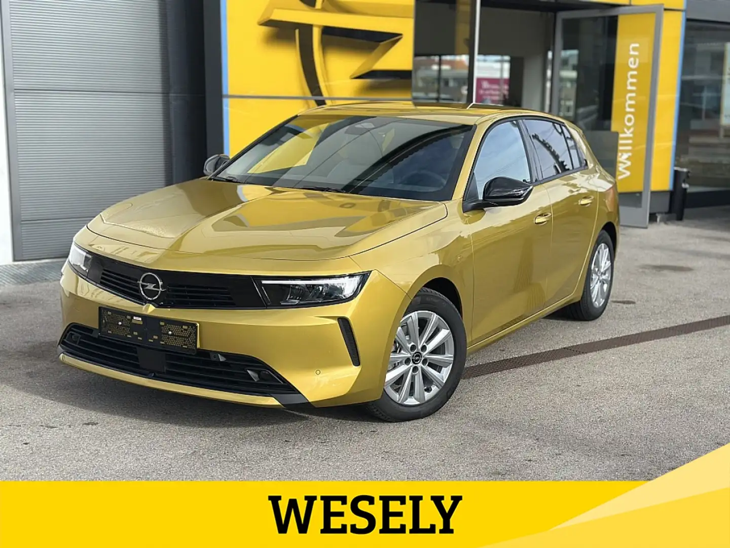 Opel Astra 1,2 Turbo Edition Gelb - 1