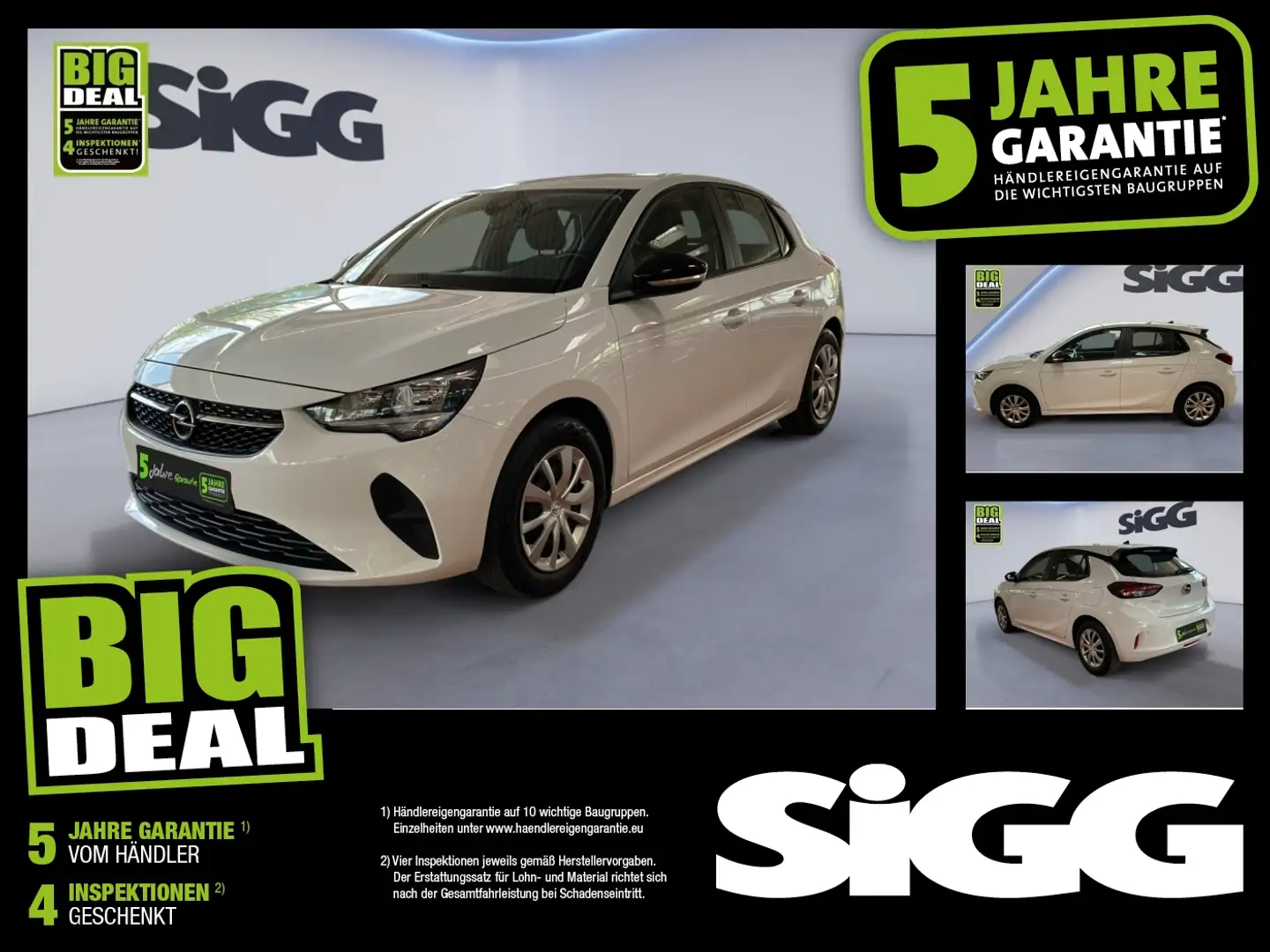 Opel Corsa F 1.2 Edition SHZ Rückfahrkamera Blanc - 1