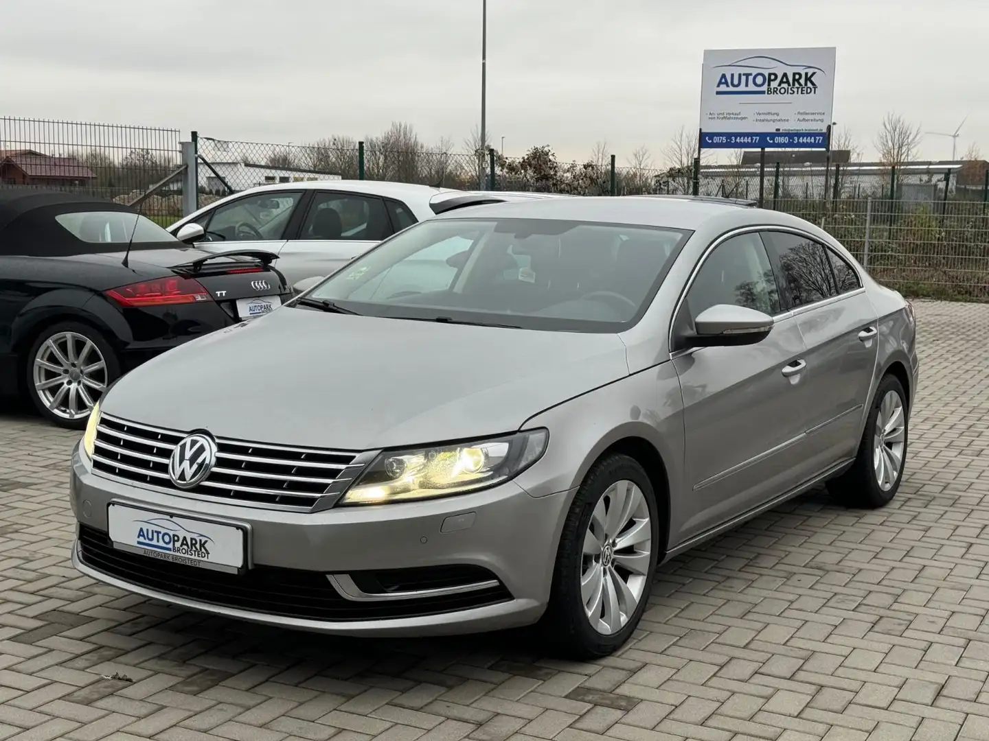 Volkswagen CC DSG/Temp/Xenon/RFK/PDC/NAVI Srebrny - 1