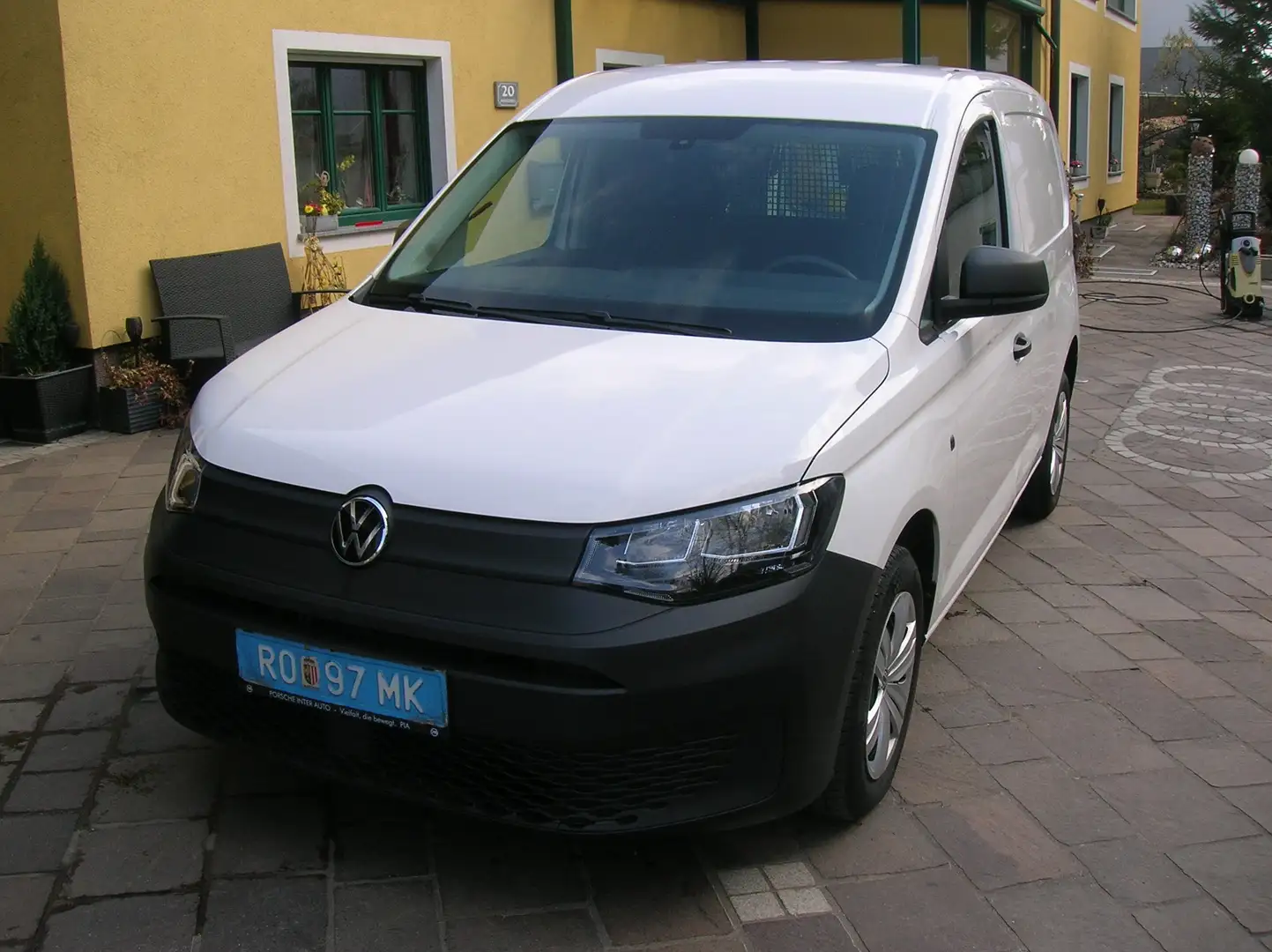 Volkswagen Caddy Kastenwagen Klima. Armlehnen, Weiß - 2