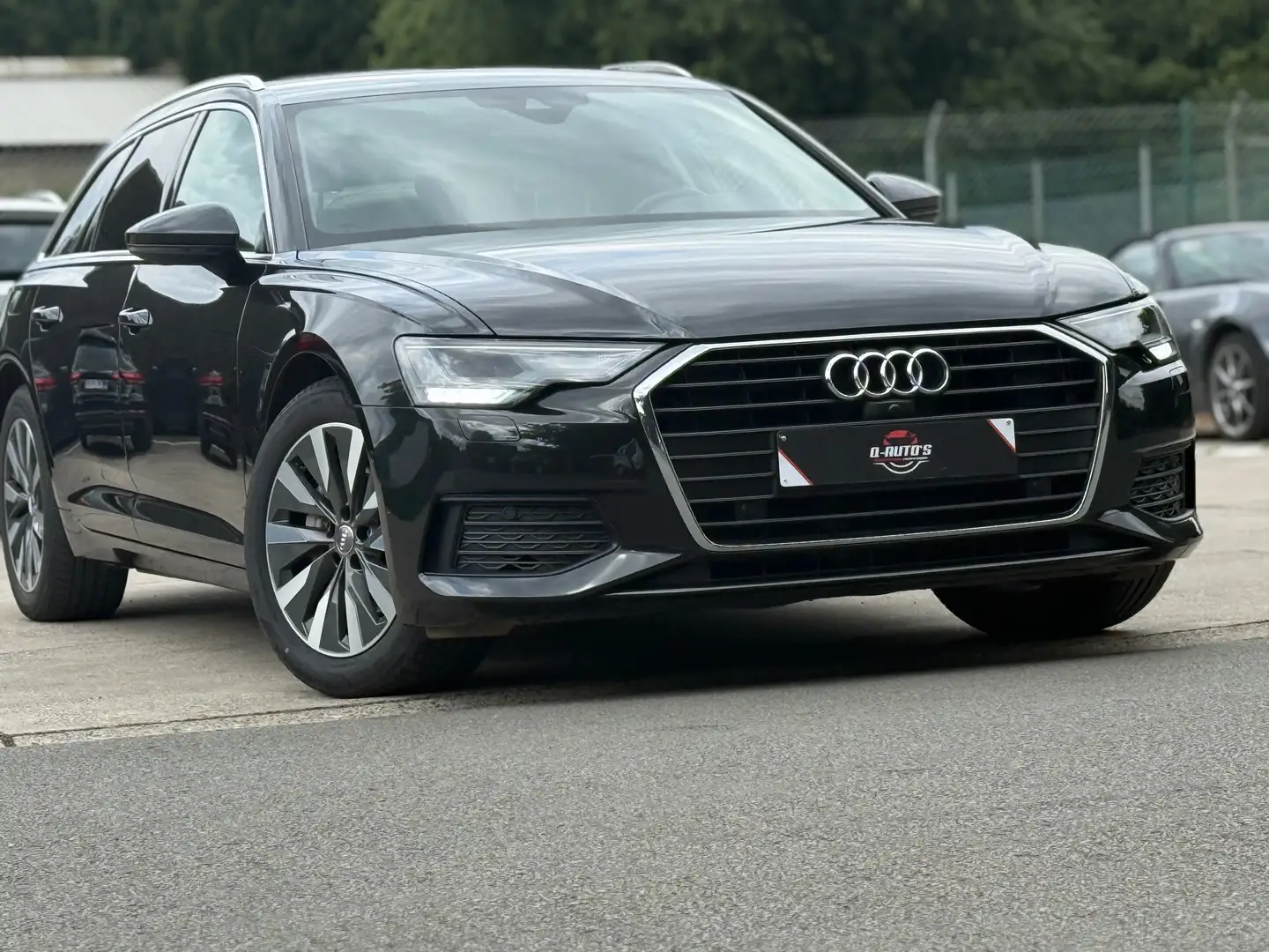 Audi A6 A6 Avant 35 TDI Sport-360 cam-Led-Leder-Carpass Zwart - 2