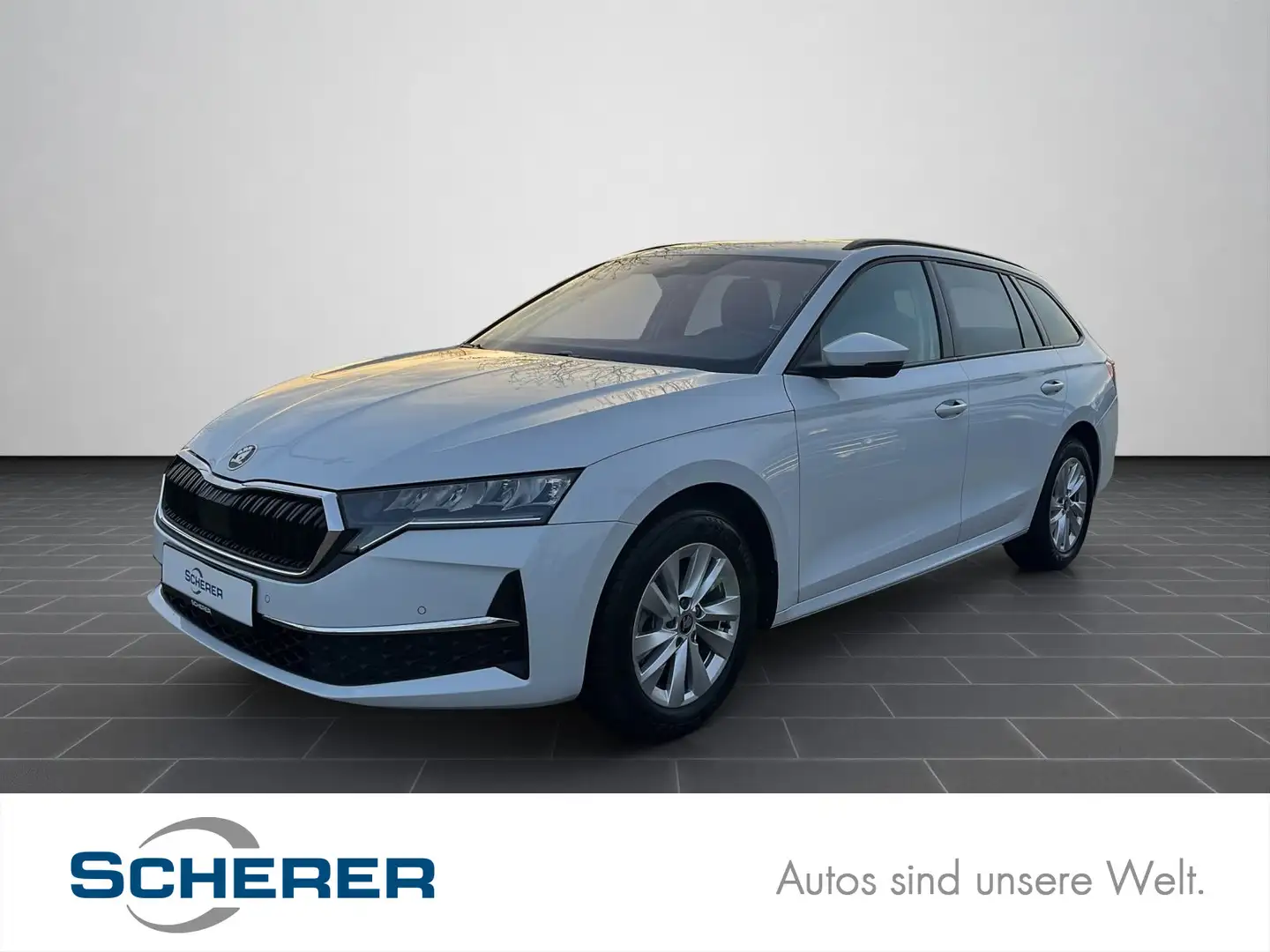 Skoda Octavia Combi 1,5 TSI DSG Selection NAVI/LED/RFK Weiß - 1